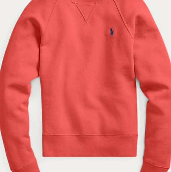 Polo Ralph Lauren Women's Fleece Pullover - Sport Pink - Picture 1 of 10
